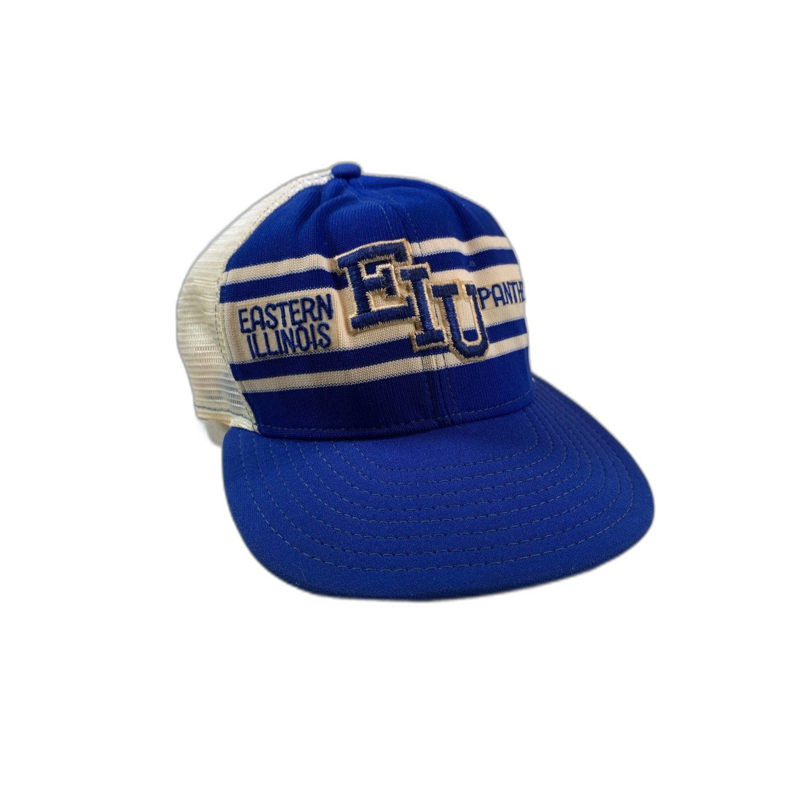 Eastern Illinois Panthers Vintage Baseball Trucker Mesh Hat Usa Aja